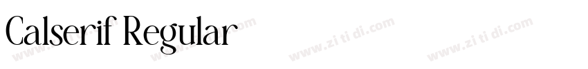Calserif Regular字体转换 Calserif Regular字体转换